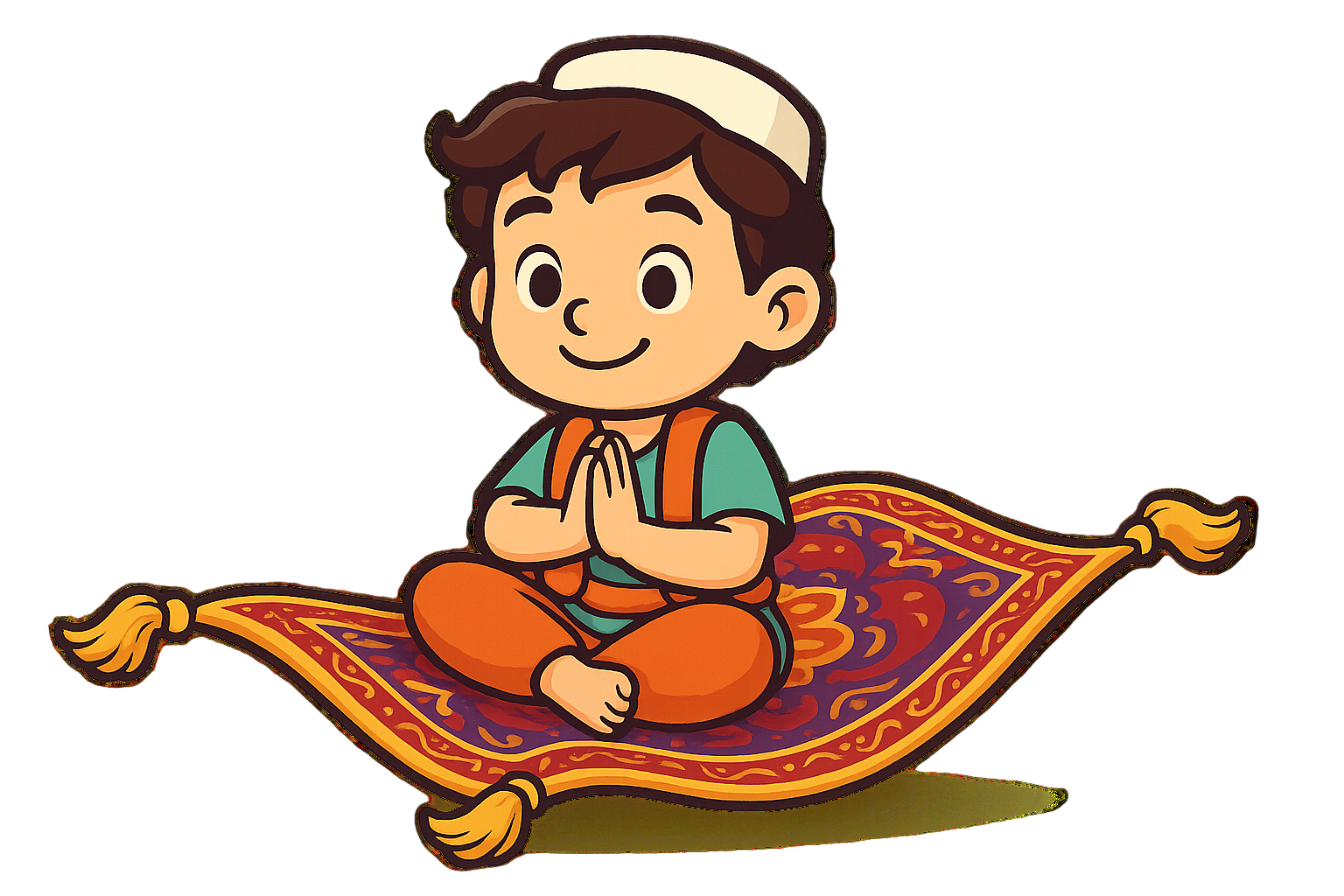 Magical floating character